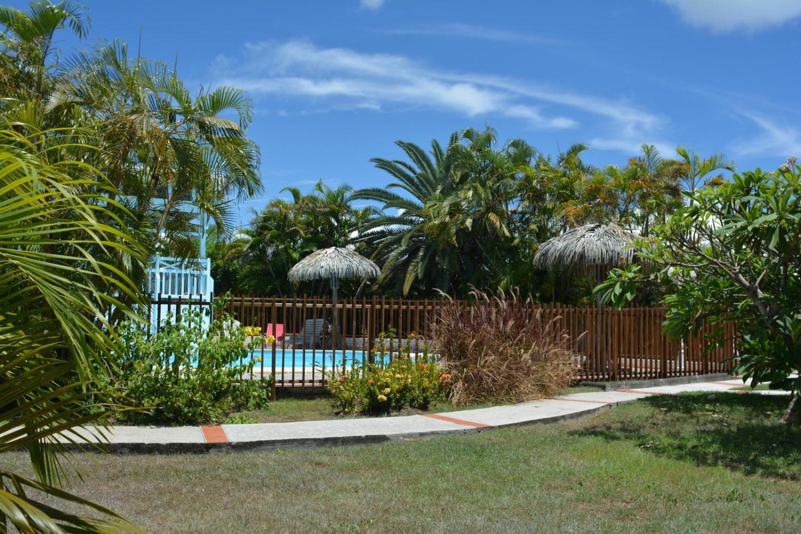 Bungalow La Papaye Bleue Residence Acces Piscine & Plage Saint-Francois  Ngoại thất bức ảnh