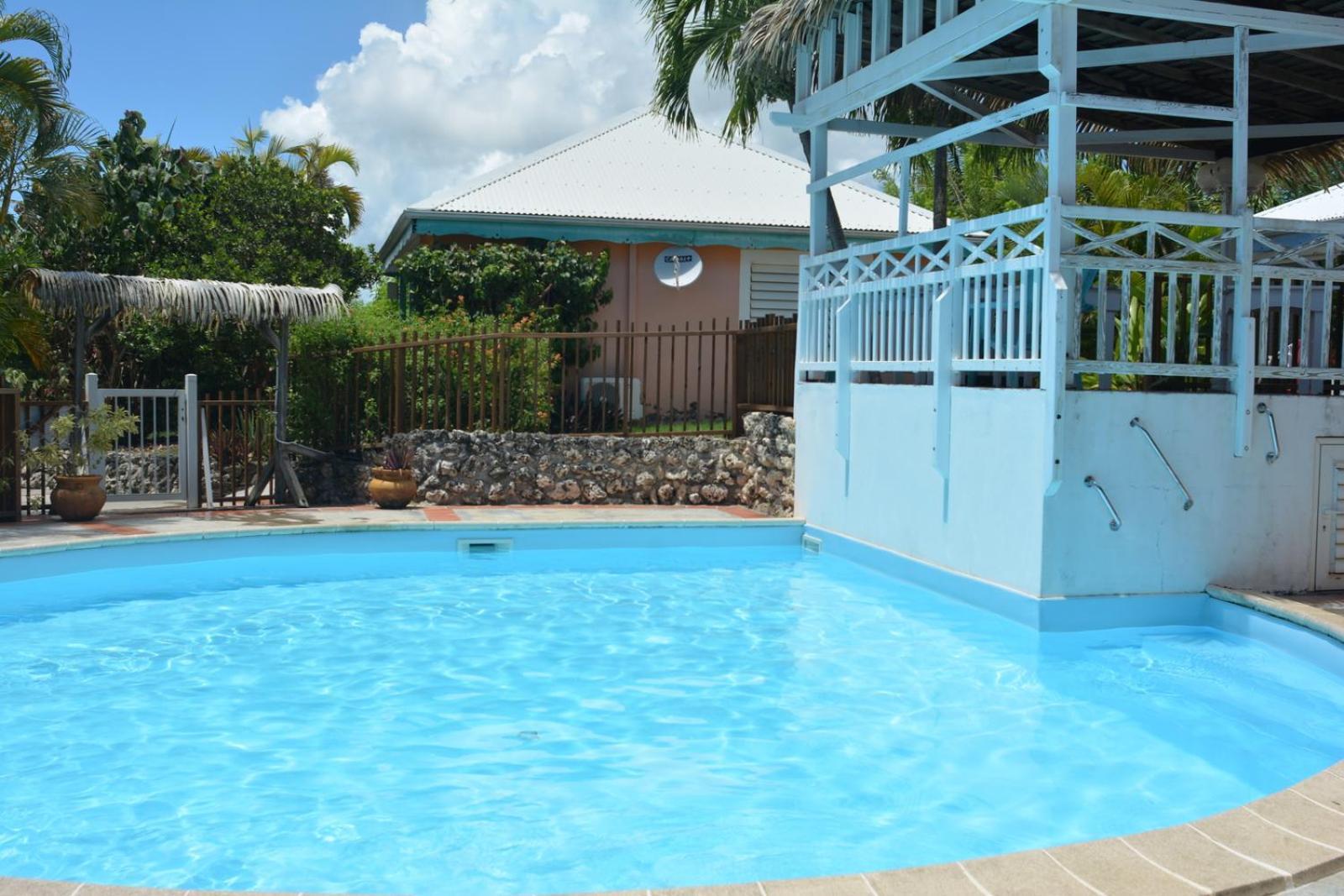 Bungalow La Papaye Bleue Residence Acces Piscine & Plage Saint-Francois  Ngoại thất bức ảnh