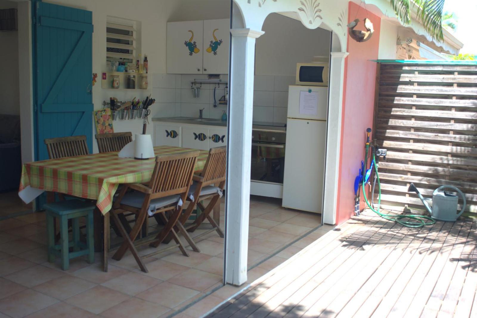 Bungalow La Papaye Bleue Residence Acces Piscine & Plage Saint-Francois  Ngoại thất bức ảnh