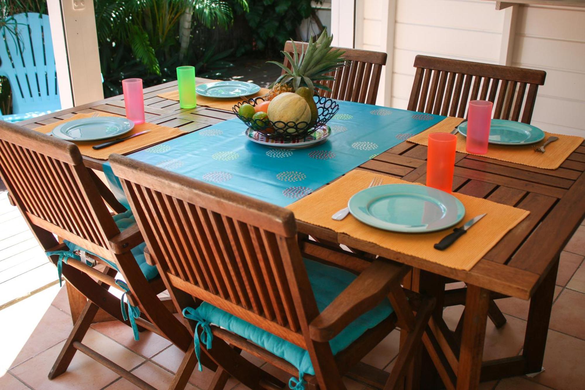 Bungalow La Papaye Bleue Residence Acces Piscine & Plage Saint-Francois  Ngoại thất bức ảnh