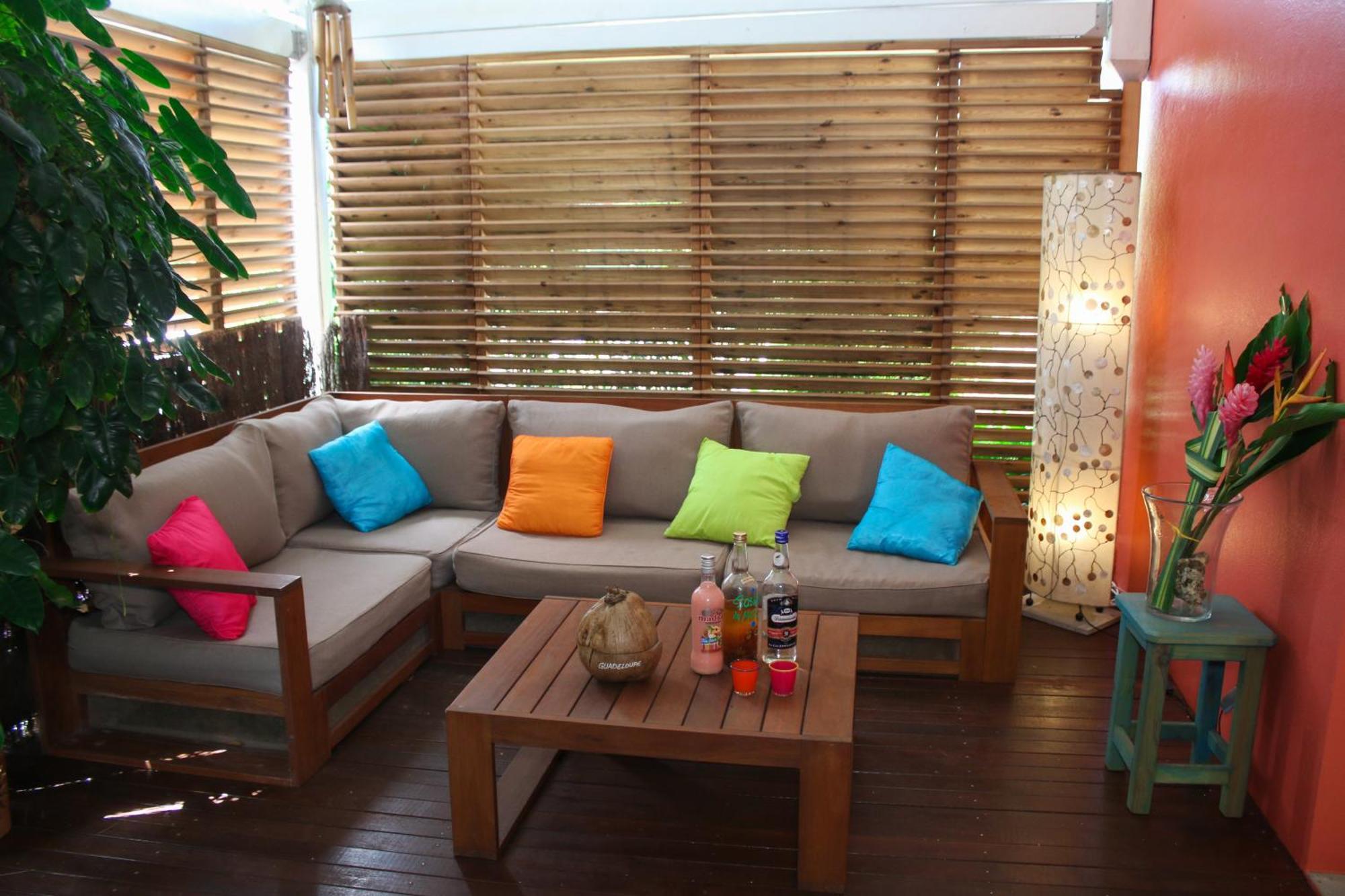 Bungalow La Papaye Bleue Residence Acces Piscine & Plage Saint-Francois  Ngoại thất bức ảnh
