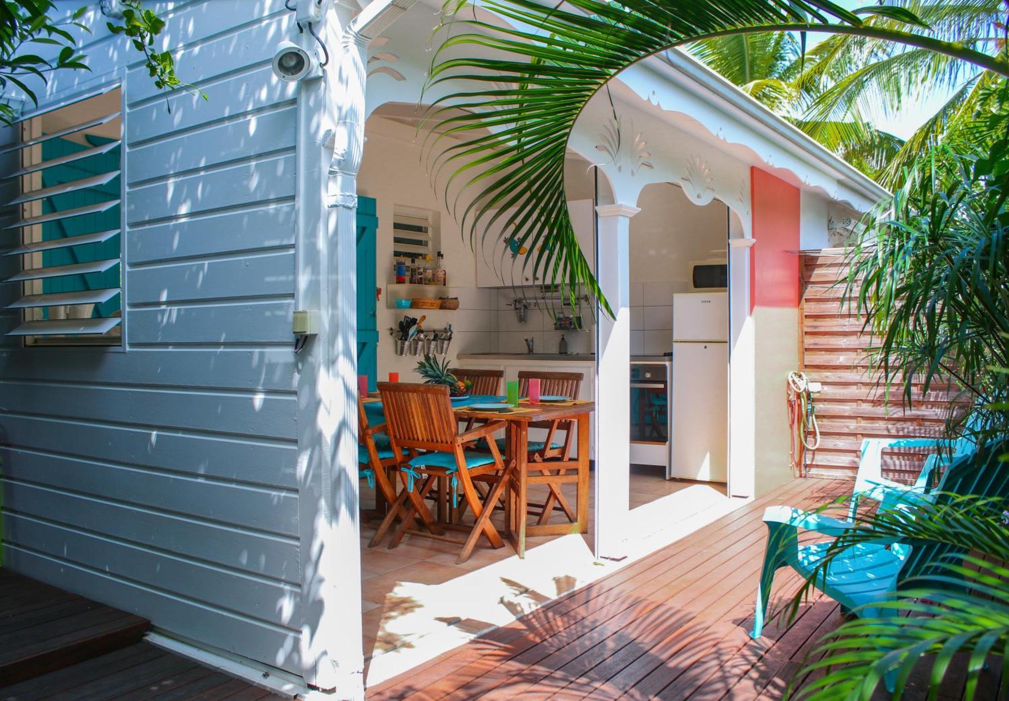 Bungalow La Papaye Bleue Residence Acces Piscine & Plage Saint-Francois  Ngoại thất bức ảnh